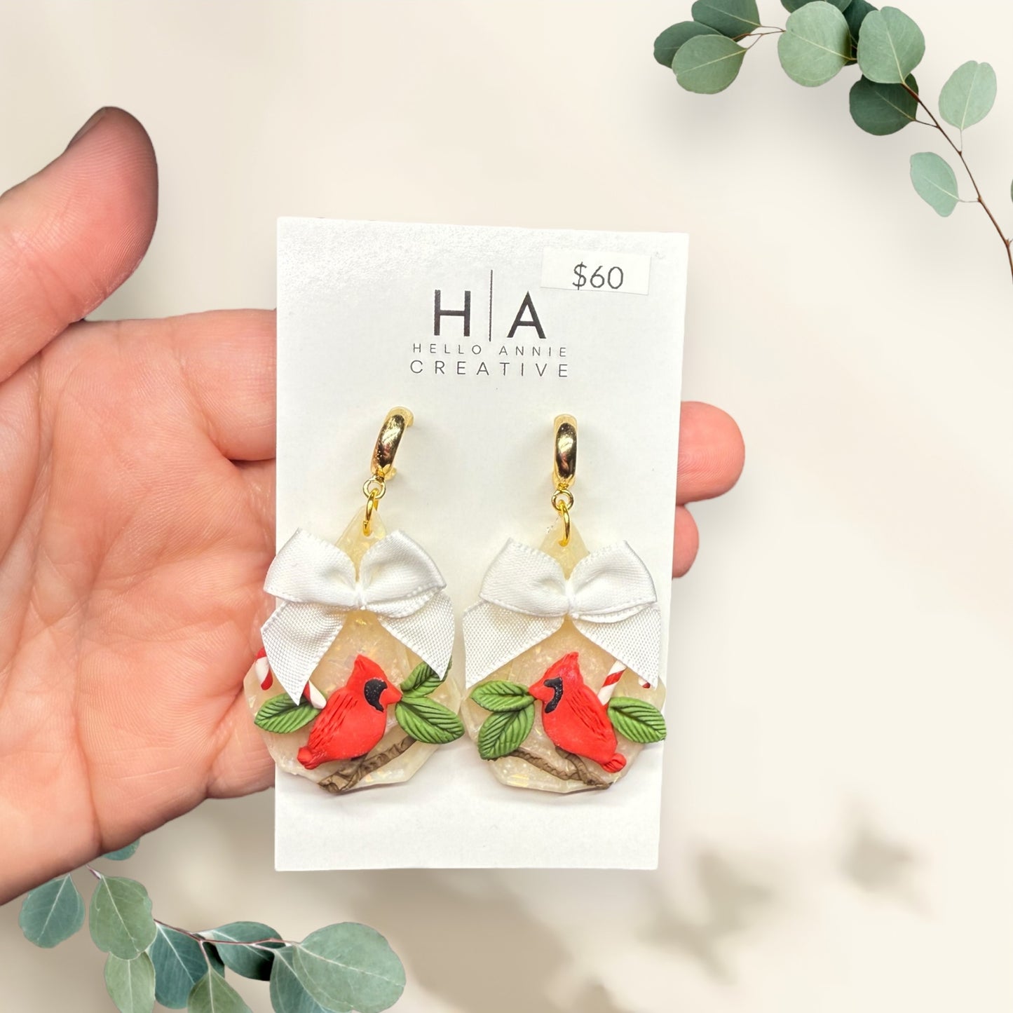 003 - Christmas Earrings