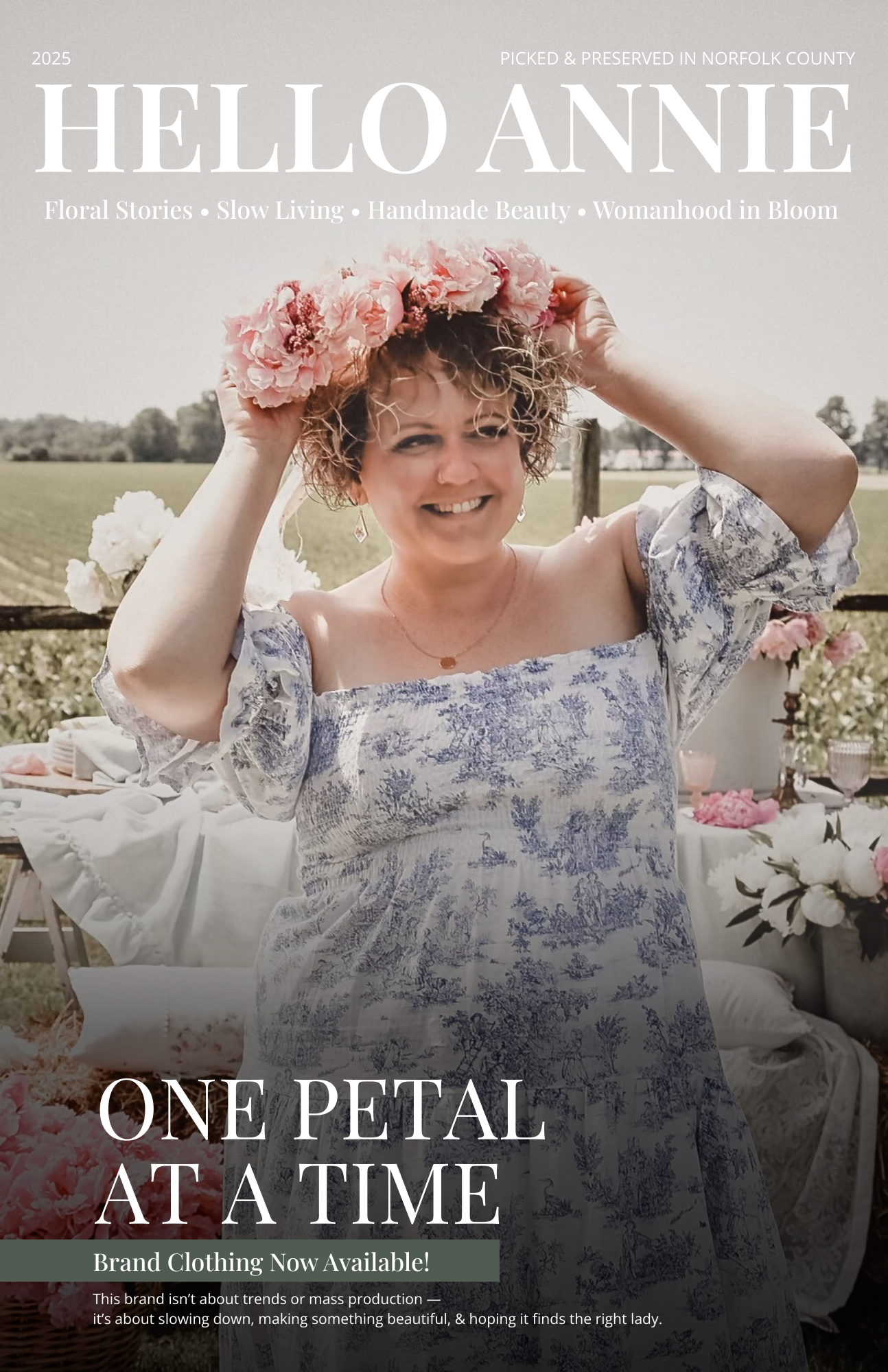 2025 Hello Annie Magazine:

A limited-edition print magazine highlighting local makers, meaningful storytelling, and the beauty of intentional living.