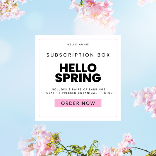 Spring Subscription Box | Handcrafted Seasonal Earrings