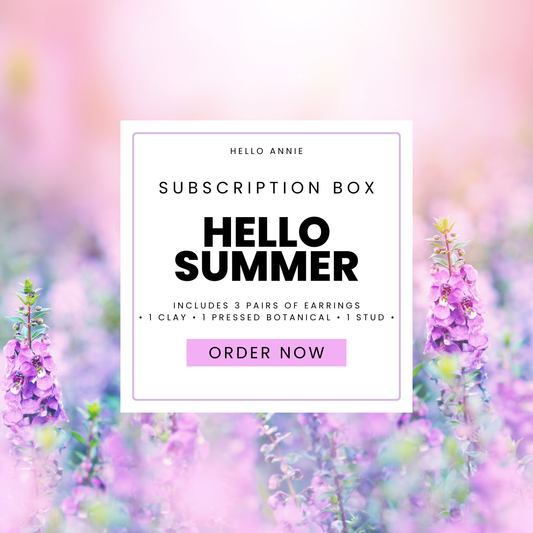 Summer Subscription Box | Handcrafted Seasonal Earrings