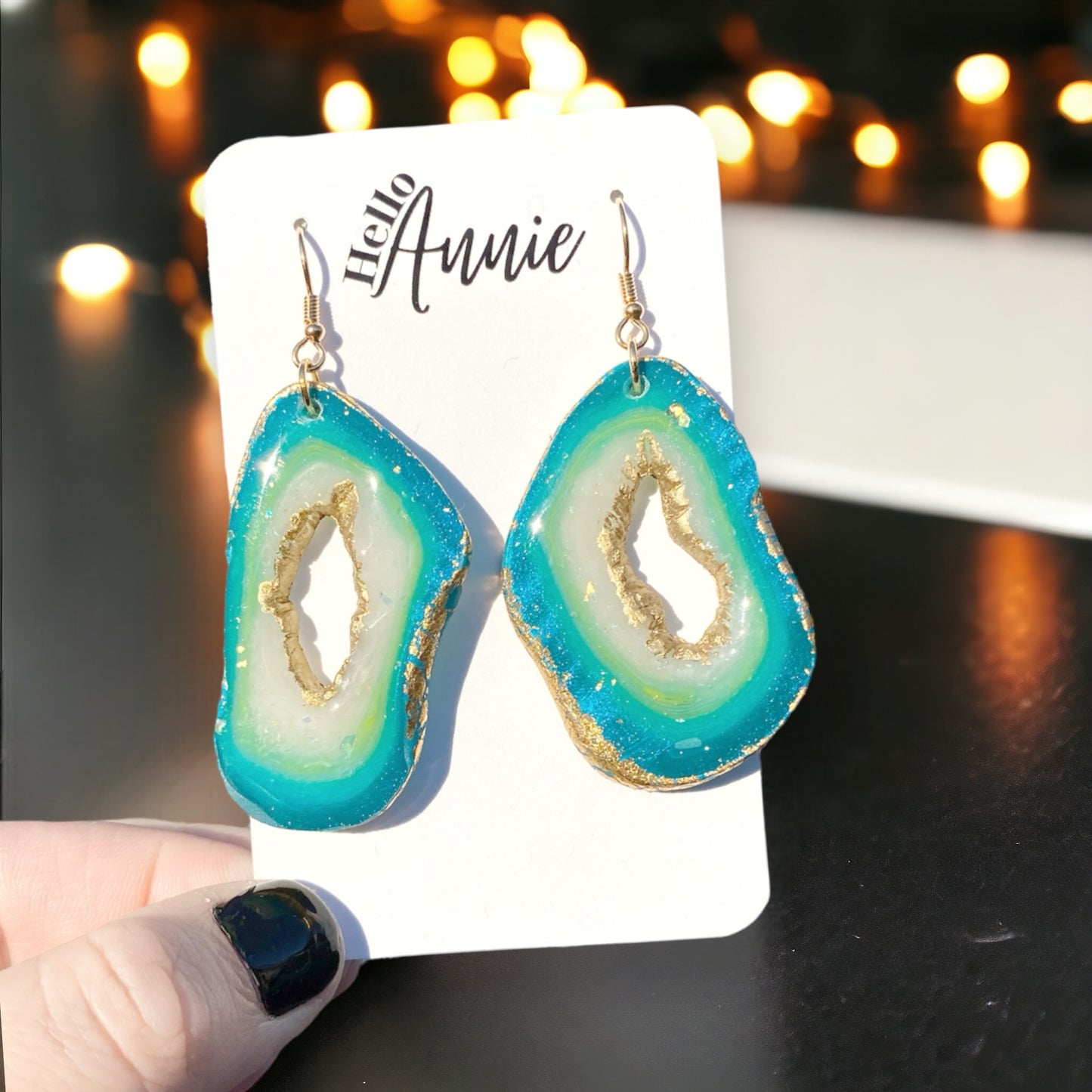 Candy Agate (teal)